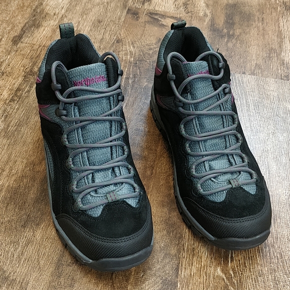 Northside Womens Pioneer Mid Leather Waterproof Hiking Shoe